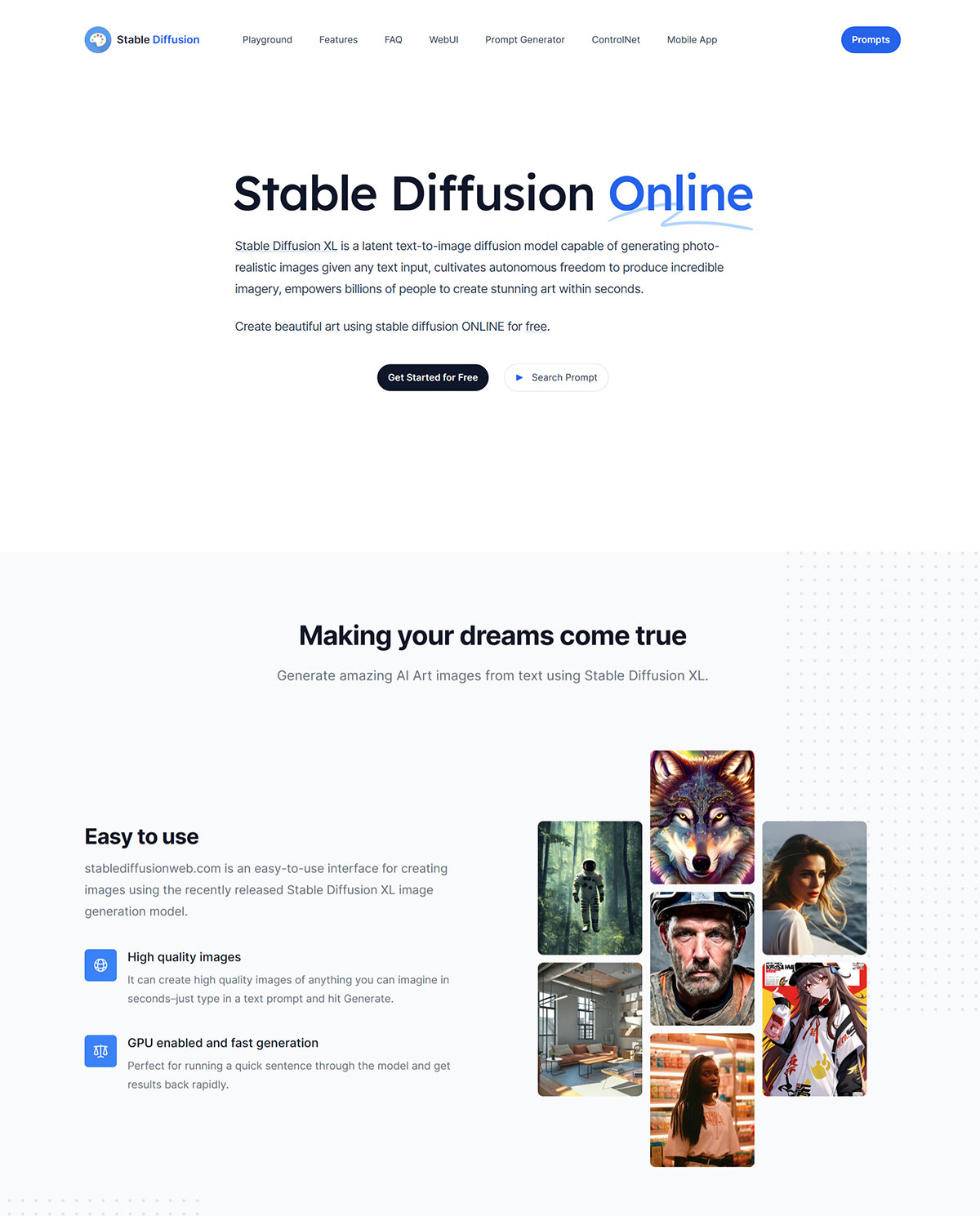 Stable Diffusion安装使用教程(图1) Stable-Diffusion-Online---stablediffusionweb.jpg