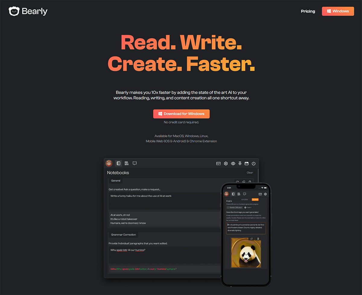 Bearly(图1) Bearly---The-world's-best-Ai-at-your-fingertips.---bearly.jpg