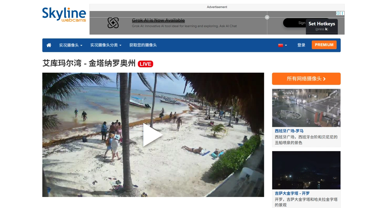 SkylineWebCams(图1) SkylineWebCams:提供全球五大洲实时高清实况摄像头.webp