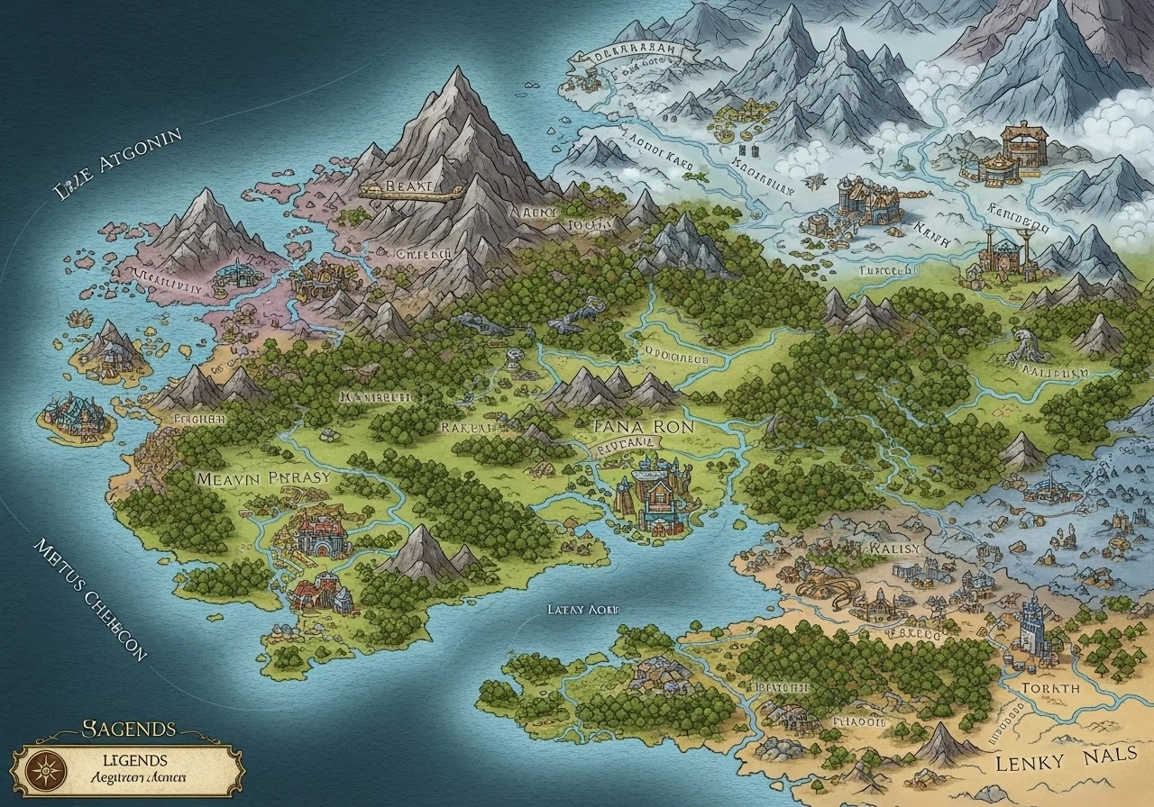 FantasyGen：在线AI奇幻地图生成器