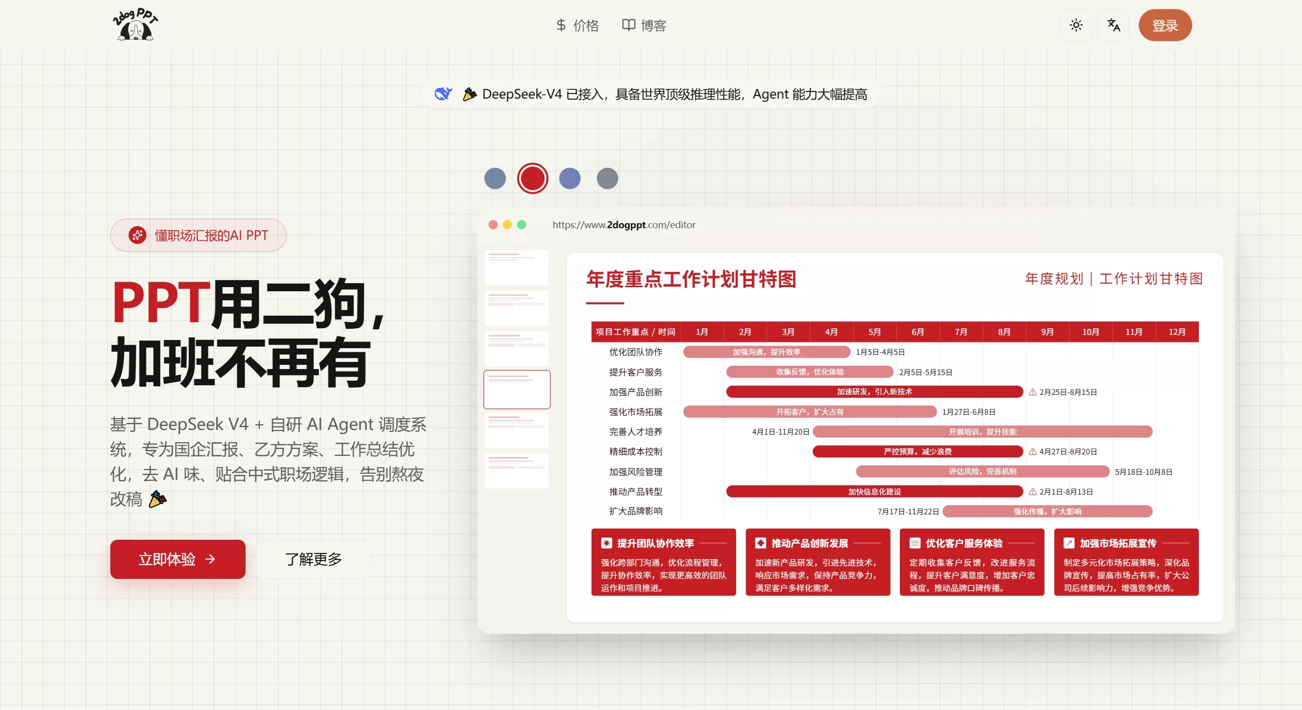 二狗PPT官网截图